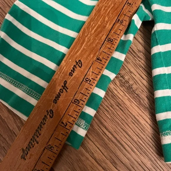 Mini Boden Green Striped Kids Shorts 3Y - Picture 2 of 3